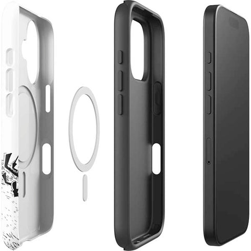 Disney The Nightmare Before Christmas Jack on Spiral Hill Art iPhone 16 Plus Magsafe Impact Case